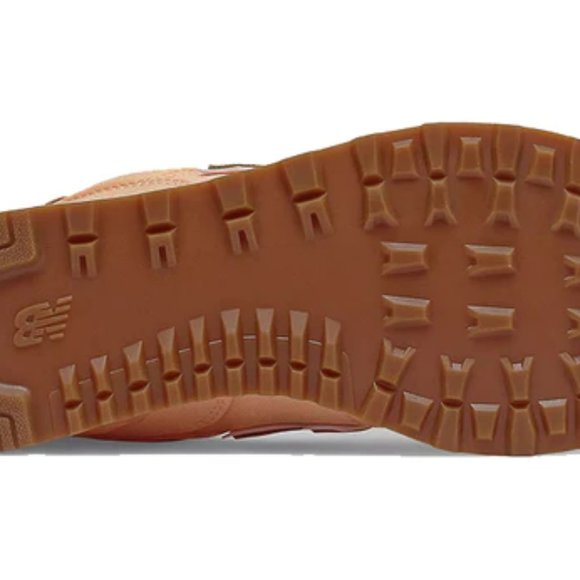 New Balance Peach and Brown Sneakers - Picture 9 of 10